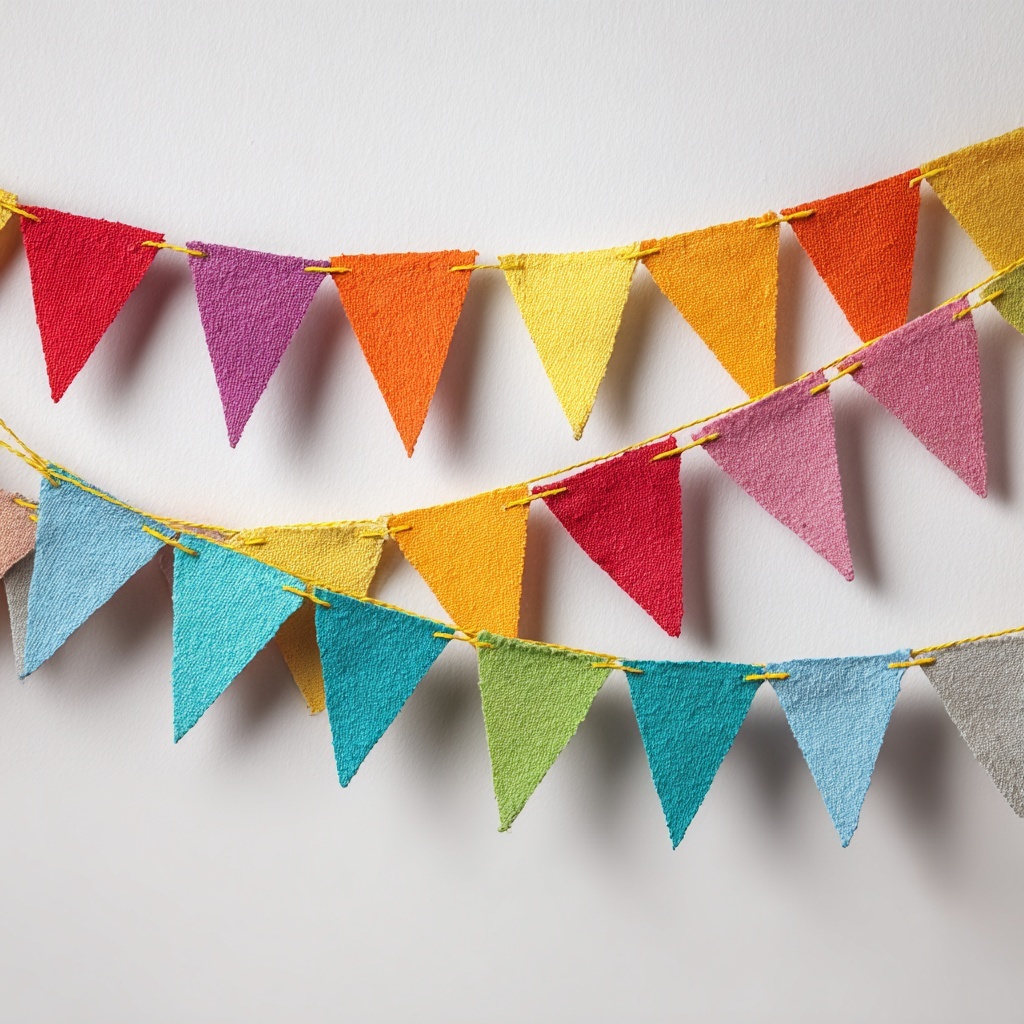 opções de bandeirola plástica